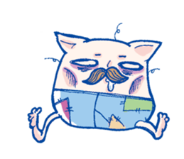 pai!pai!Bearded animal!! sticker #14071475