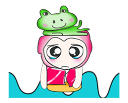 ... Mr. Kunta...and frog.. sticker #14071984