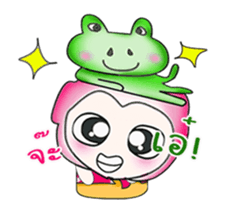 ... Mr. Kunta...and frog.. sticker #14072000