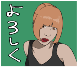 WE'RE COLORFUL GIRLS sticker #14072223