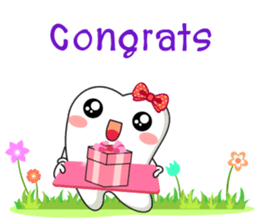 Smart Tooth Good Dentist sticker #14072629