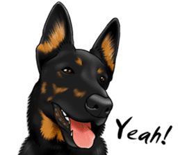 German Shepherd Dogs. Part3. sticker #14072651