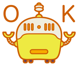 Petit Robot E sticker #14072654