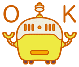 Petit Robot E sticker #14072654