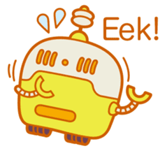 Petit Robot E sticker #14072676