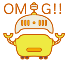 Petit Robot E sticker #14072677