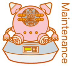 Petit Robot E sticker #14072685