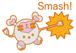 Petit Robot E sticker #14072687