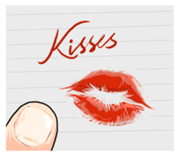 The Kissing sticker #14072734