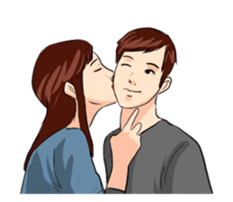 The Kissing sticker #14072736