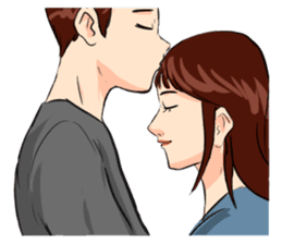 The Kissing sticker #14072740