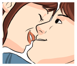 The Kissing sticker #14072746