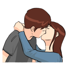 The Kissing sticker #14072755