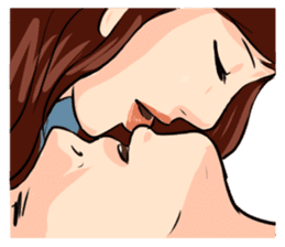 The Kissing sticker #14072764