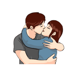 The Kissing sticker #14072765
