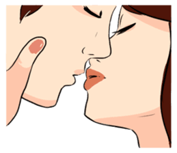 The Kissing sticker #14072768