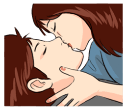 The Kissing sticker #14072769