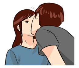The Kissing sticker #14072770