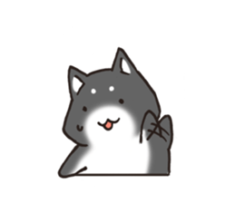 Japanese dog black Shiba Inu sticker #14072877
