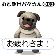Innocent pug (Movie 03)