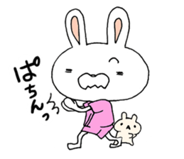 Clairvoyant liar rabbit Usa-ji sticker #14073791