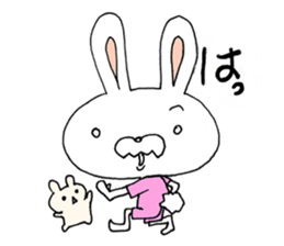 Clairvoyant liar rabbit Usa-ji sticker #14073793