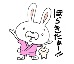 Clairvoyant liar rabbit Usa-ji sticker #14073816