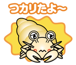 hermit crub boy sticker #14073826