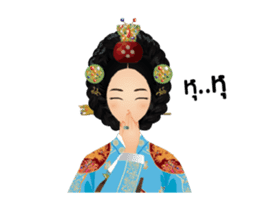 Queen of Joseon duk dik sticker #14073858