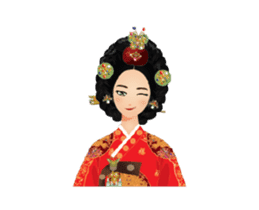 Queen of Joseon duk dik sticker #14073859