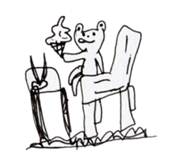 bearstickers made by a girl7yearsold sticker #14074157