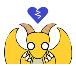 Cute Demon Dragon - Toby sticker #14074451