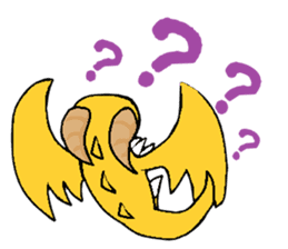 Cute Demon Dragon - Toby sticker #14074464