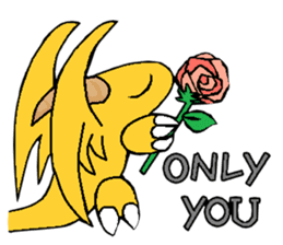 Cute Demon Dragon - Toby sticker #14074471