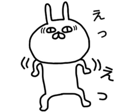 Mr. handwriting rabbit2 sticker #14074605