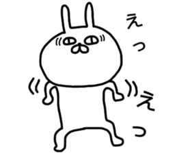 Mr. handwriting rabbit2 sticker #14074605