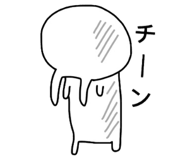 Mr. handwriting rabbit2 sticker #14074610