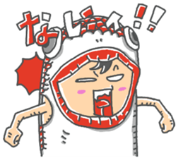 araburu kigurumi osakanakun sticker #14074618