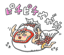 araburu kigurumi osakanakun sticker #14074628