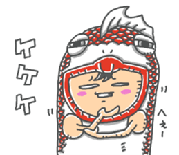 araburu kigurumi osakanakun sticker #14074632