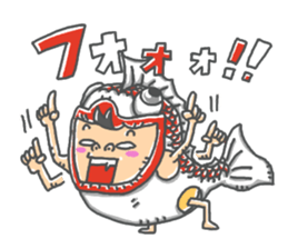 araburu kigurumi osakanakun sticker #14074635