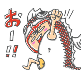 araburu kigurumi osakanakun sticker #14074647