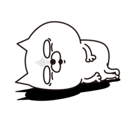 Cat laugh(Overseas edition) sticker #14075674