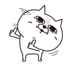 Cat laugh(Overseas edition) sticker #14075676