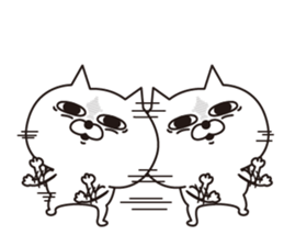 Cat laugh(Overseas edition) sticker #14075677