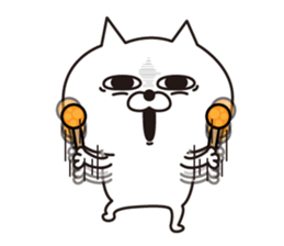 Cat laugh(Overseas edition) sticker #14075681