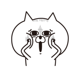 Cat laugh(Overseas edition) sticker #14075682