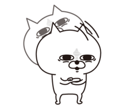 Cat laugh(Overseas edition) sticker #14075684