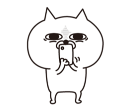 Cat laugh(Overseas edition) sticker #14075686