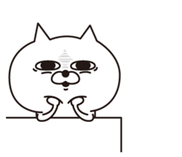 Cat laugh(Overseas edition) sticker #14075688